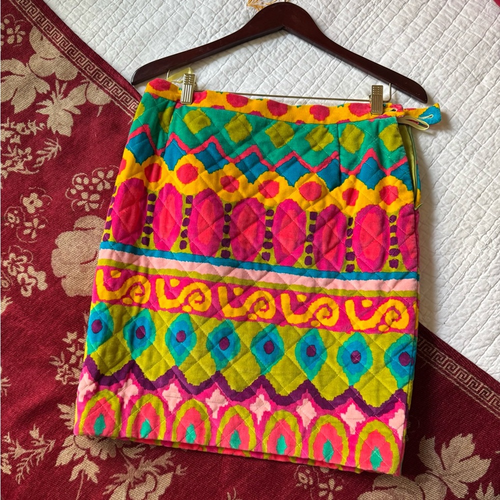 Colorful Patterned Women's Skirt